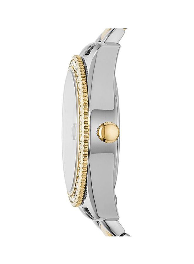 FOSSIL - Women's Scarlette Analog Watch ES4319 - 32 mm - Silver/Gold - Image 1