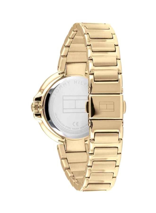 TOMMY HILFIGER - Women's Round Shape Metal Analog Wrist Watch 37 mm - Gold - 1782128 - Image 1