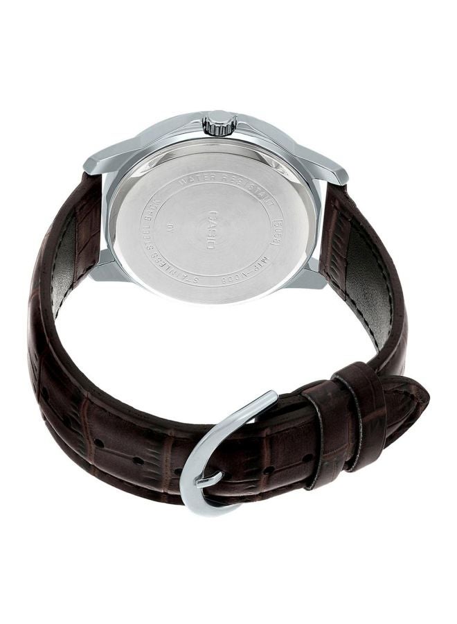 Men's Enticer Analog Watch MTP-V300L-7AV - 42 mm - Brown