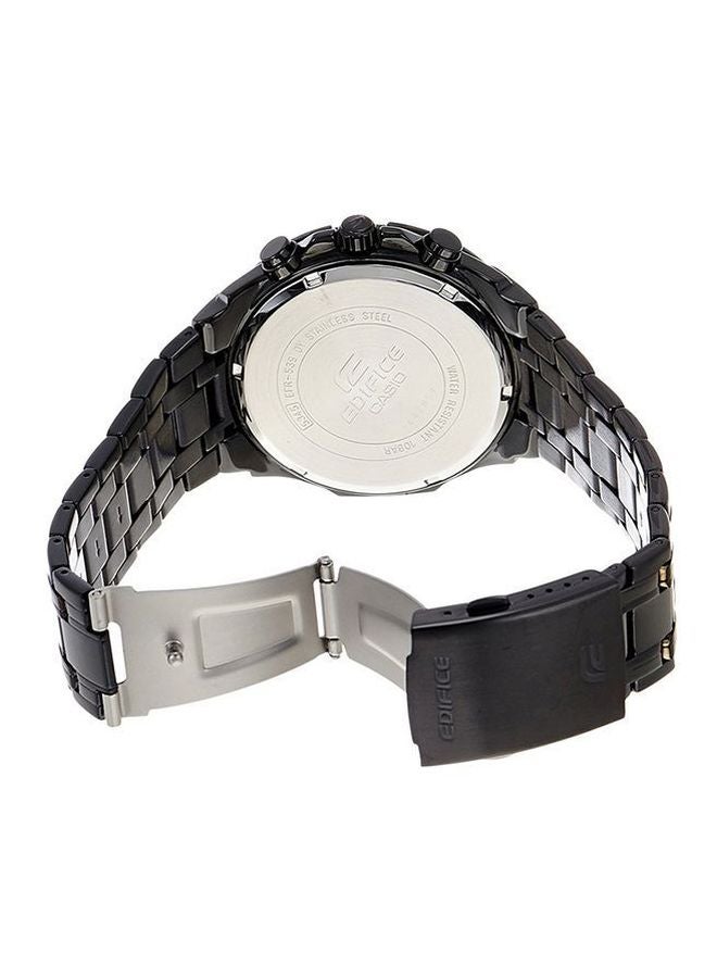 CASIO - Men's Edifice Water Resistant Chronograph Watch EFR-539BK-1AVUDF - Image 1