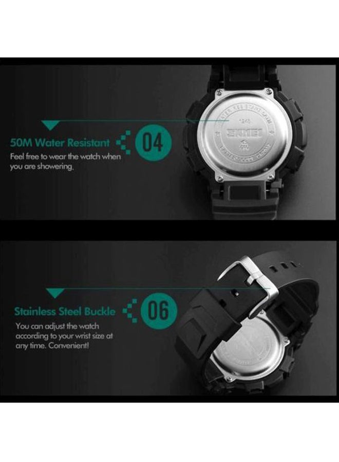 SKMEI - Men's Water Resistant Digital Watch SKM-1243-02 - Image 1