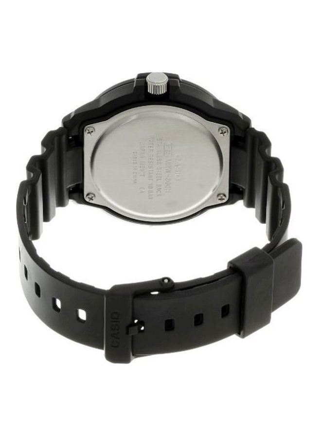 CASIO - Men's Water Resistant Analog Watch MRW-200H-1EVDF - 42 mm - Black - Image 1