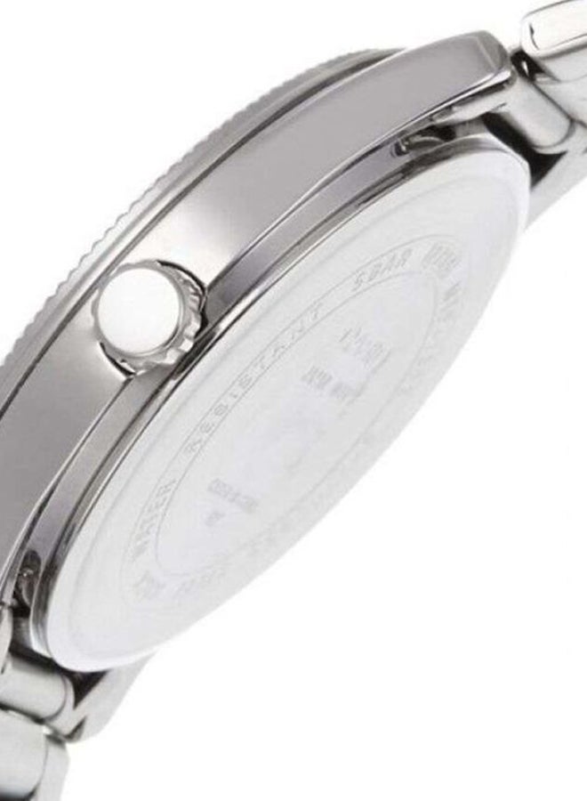 كاسيو ساعة يد إنتايسر بعقارب طراز LTP-1302D-7BVDF - 30 مم - فضي للنساء - Image 3