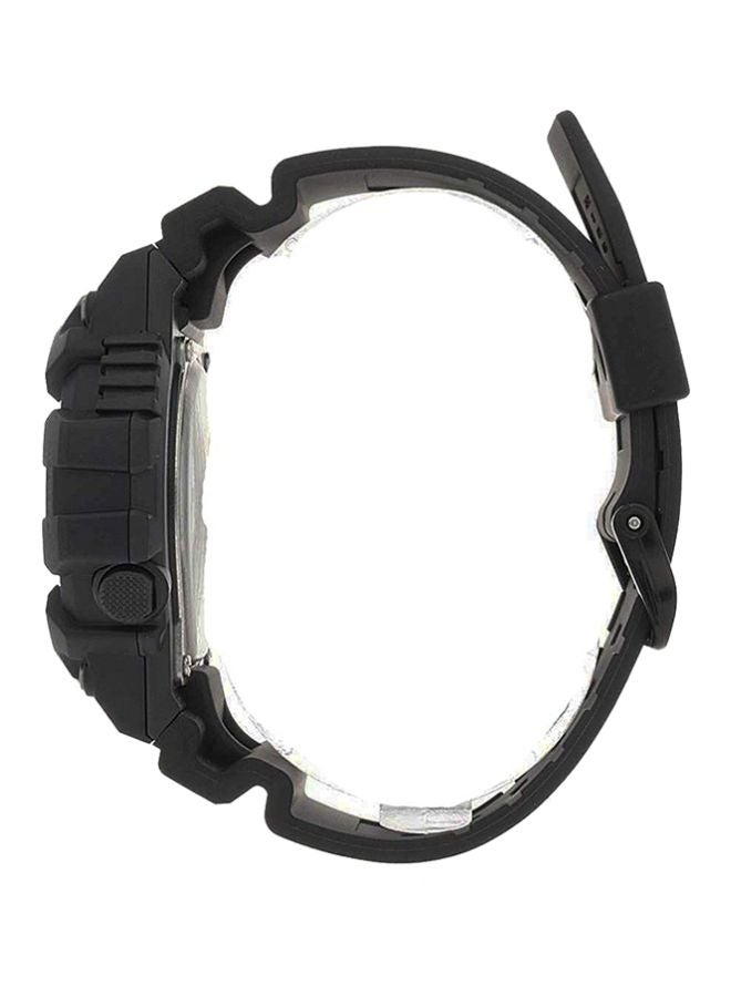 كاسيو ساعة يد رقمية وبعقارب مقاومة للماء طراز HDC-700-1AVEF - قياس 53 مم - لون أسود للرجال - Image 3