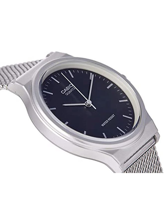 CASIO - Men's Vinitage Water Resistant Analog Watch MQ-24M-1EEF - 39 mm - Silver - Image 1
