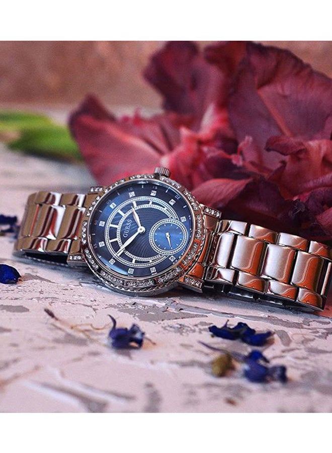 جس ساعة يد بعقارب مقاومة للماء طراز W1006L1 للنساء - Image 4