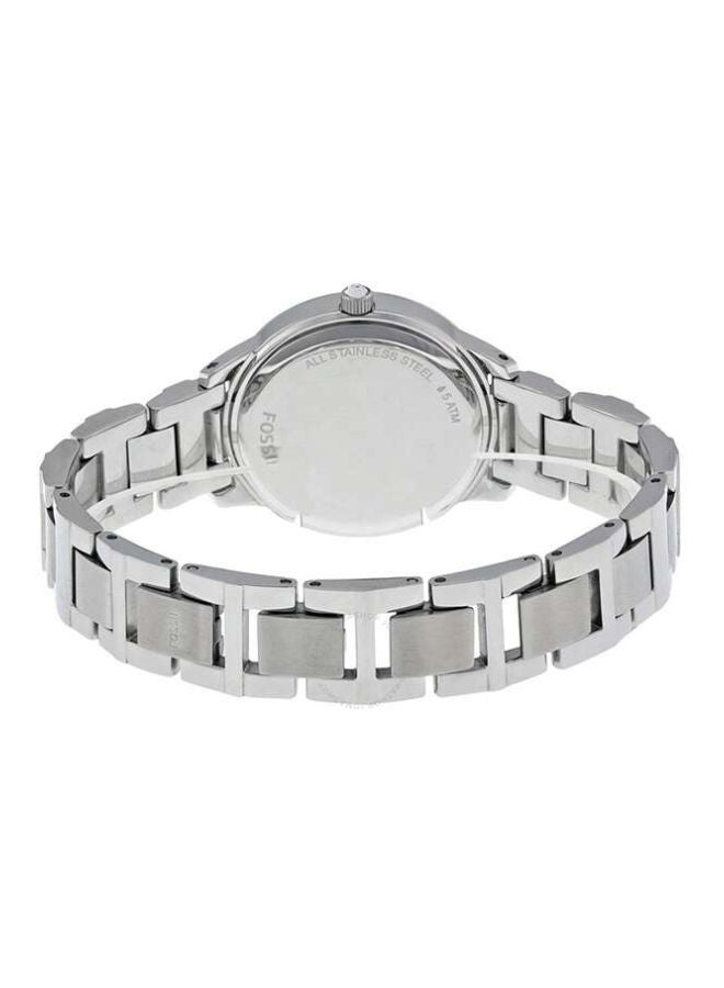 FOSSIL Women's Water Resistant Analog Watch ES2362 - 34 mm - Silver  - Image 2