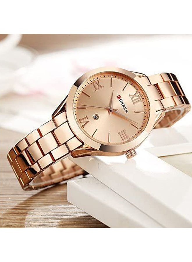 كارين ساعة يد بعقارب مقاومة للماء طراز WT-CU-9007-RGO#D1 للنساء - Image 4