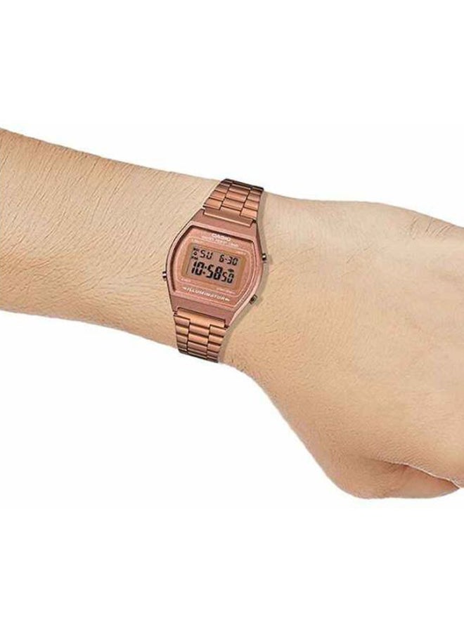 CASIO - Women's Vintage Digital Watch B640WC-5ADF - 39 mm - Rose Gold - Image 1