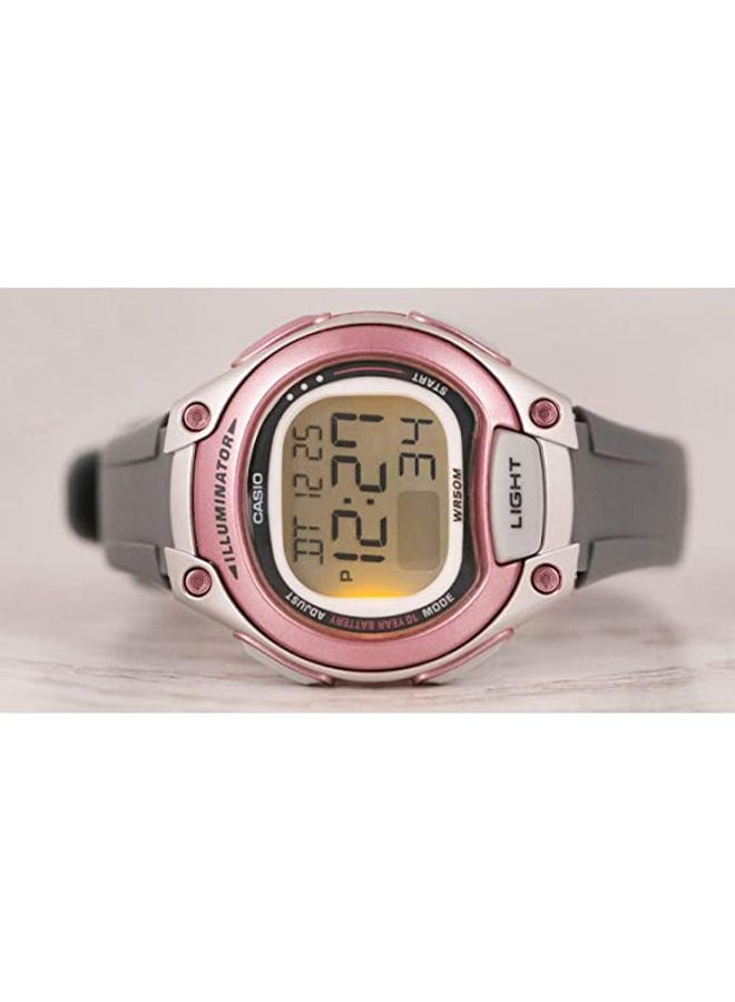 كاسيو Girls' Youth Water Resistant Digital Watch LW-203-8AVEF - 35 mm - Grey - Image 5