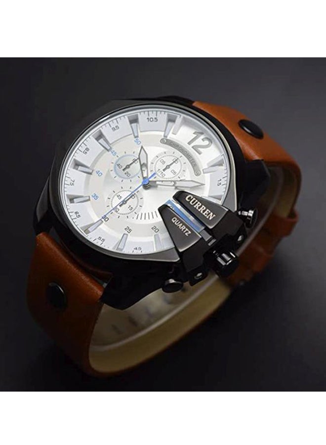 كارين ساعة بعقارب مقاومة للماء طراز 8176 للرجال - Image 4