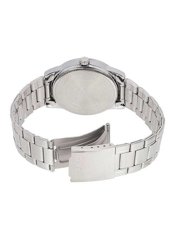 CASIO Men's Enticer Stainless Steel Analog Watch MTP-V001D-7BUDF - 38 mm - Silver  - Image 2