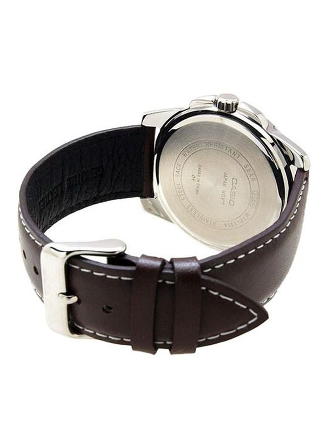 CASIO Women's Leather Analog Water Resistant Wrist Watch LTP-1314L-7AVDF  - Image 2