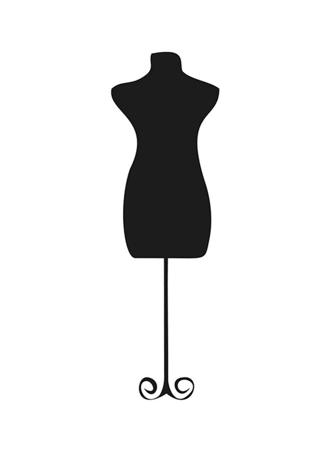 بوشي ملصق جداري للزينة أسود 70x21Ø³Ù†ØªÙŠÙ…ØªØ± - Image 1