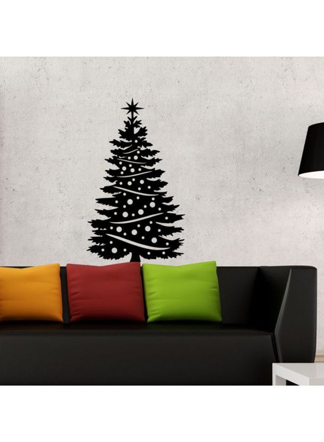 كريسماس وال ملصق جداري بتصميم شجرة عيد الميلاد أسود 20x15Ø³Ù†ØªÙŠÙ…ØªØ± - Image 2