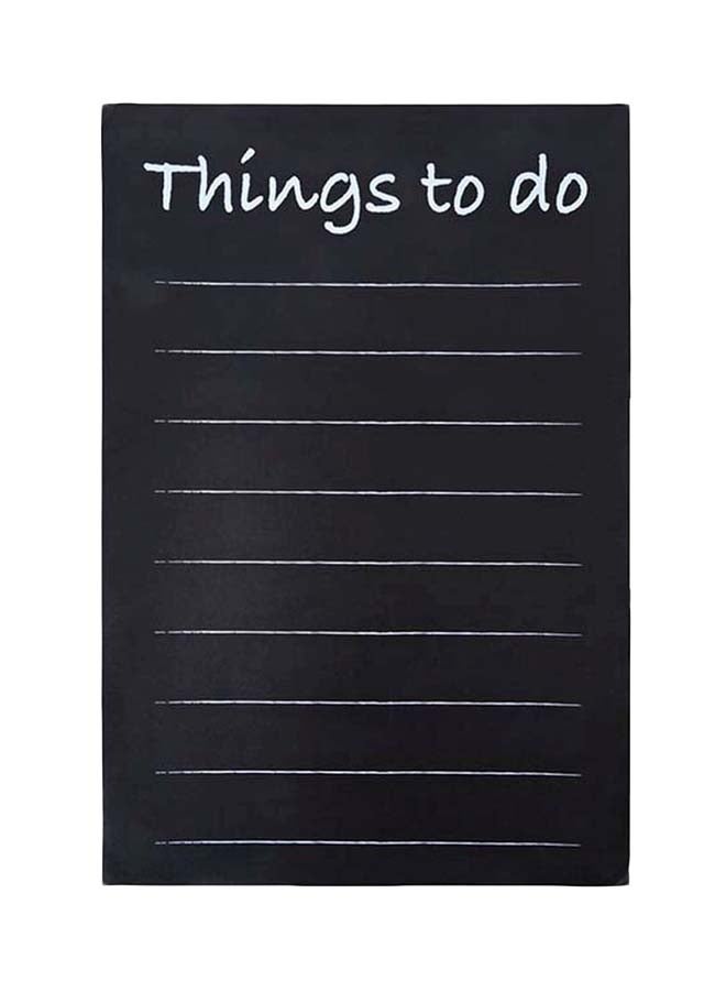 إكسبيرت ديكور ملصق جداري مطبوع عليه عبارة "Thing To Do" أسود/ أبيض 45x31Ø³Ù†ØªÙŠÙ…ØªØ± - Image 1