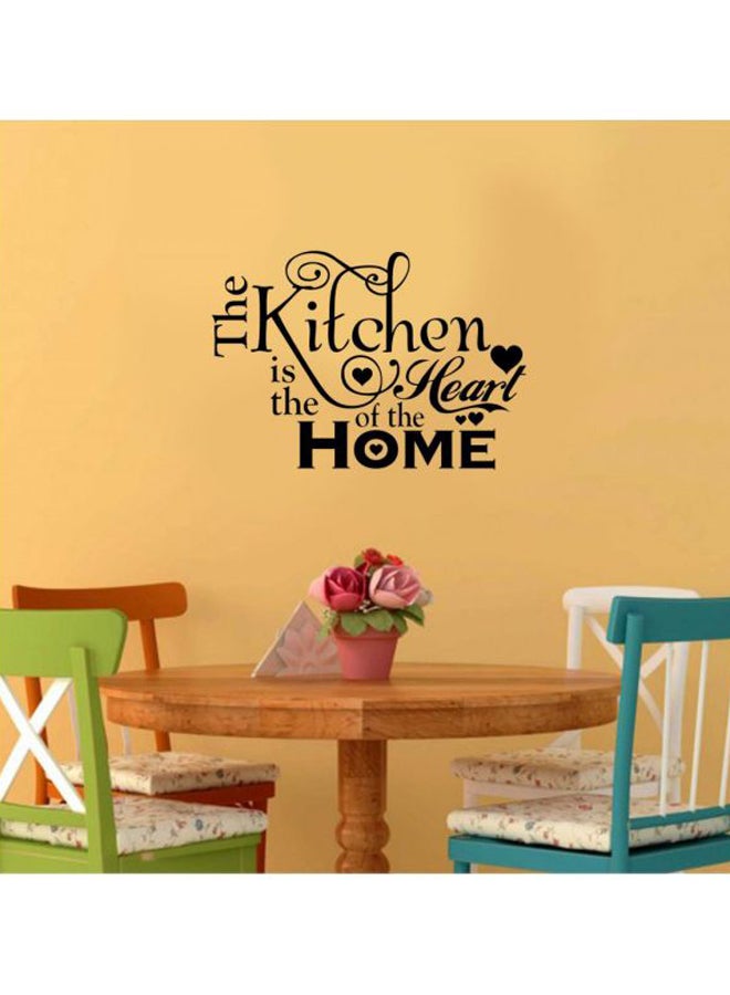 Pushy Decorative Quote Printed Wall Sticker Black 20x15centimeter - Image 2