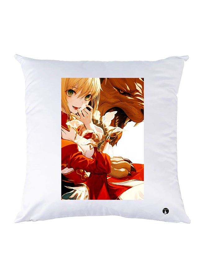 بي بي غطاء وسادة مطبوع polyester أبيض 30x30سم