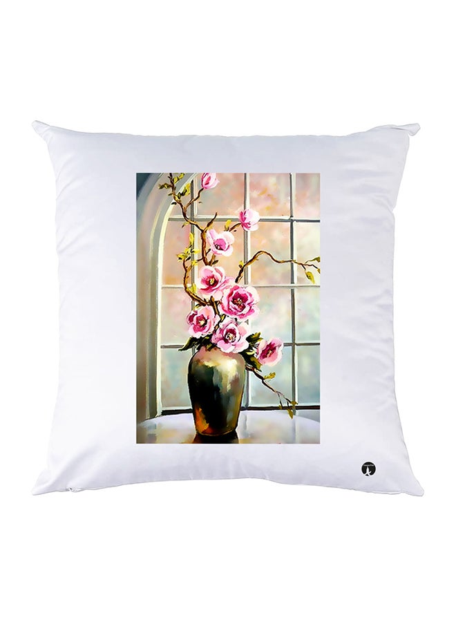 بي بي وسادة مزيّنة بنقشة مطبوعة polyester أبيض 30x30سم