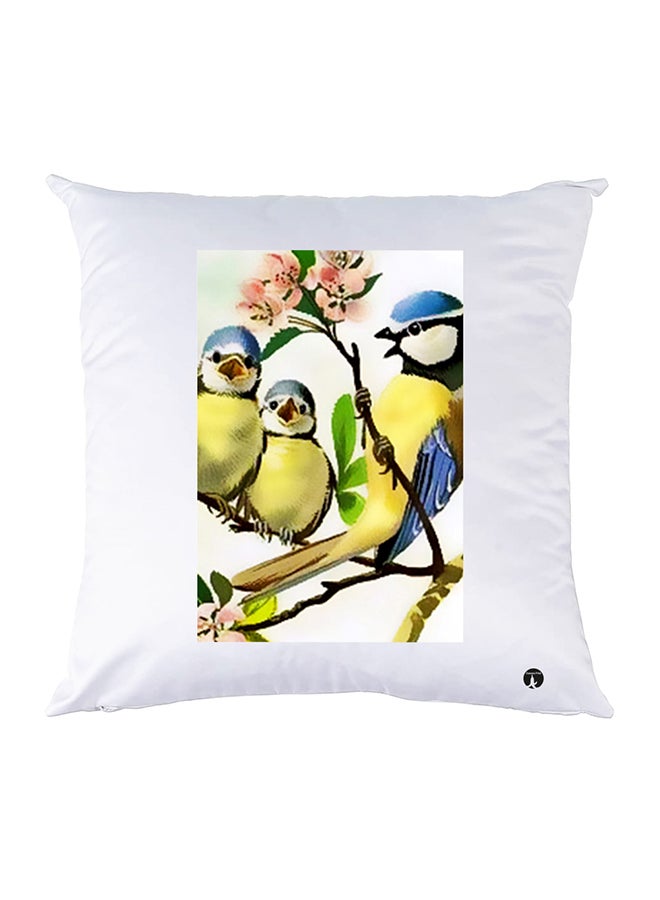 بي بي وسادة مزيّنة بنقشة مطبوعة polyester أبيض 30x30سم