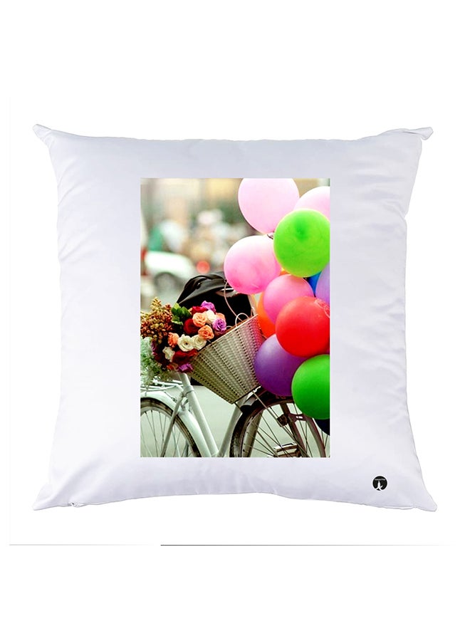 BP Printed Pillow polyester White 30x30cm