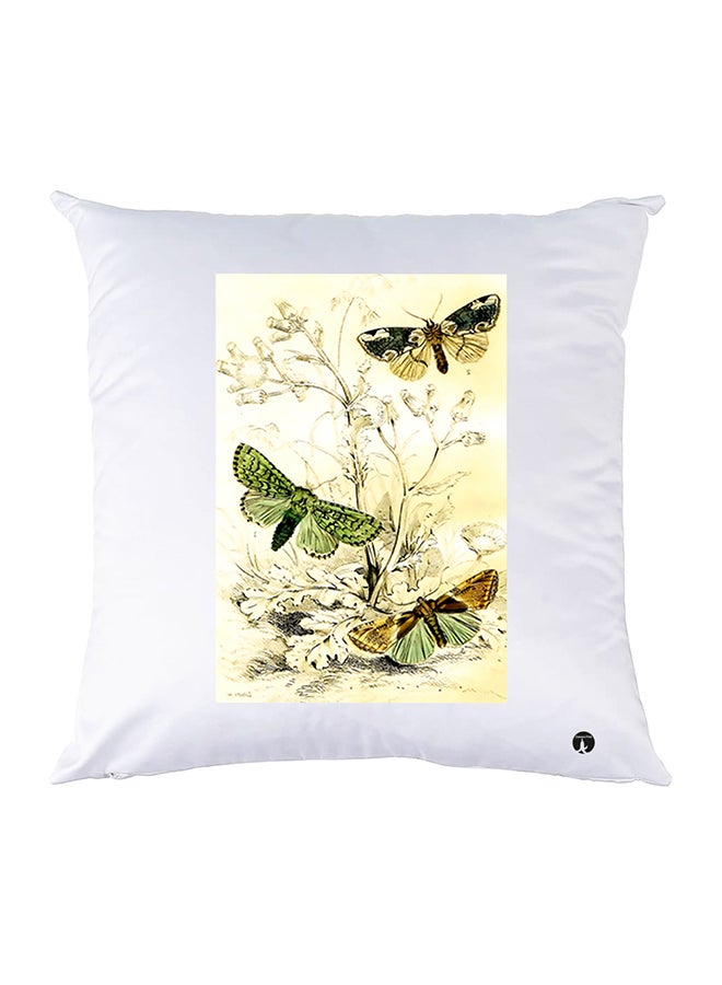 BP Printed Pillow Polyester White 30x30cm