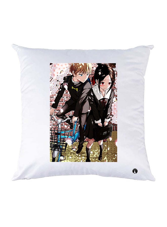 بي بي غطاء وسادة مطبوع polyester أبيض 30x30سم