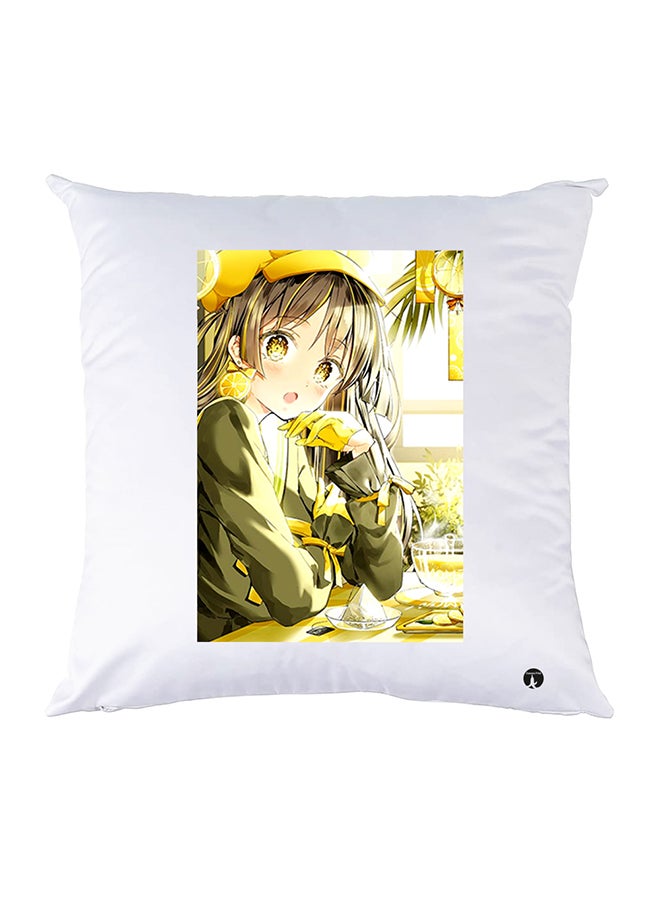 بي بي غطاء وسادة مطبوع polyester أبيض 30x30سم