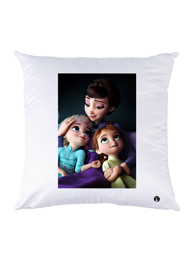 بي بي غطاء وسادة مطبوع polyester أبيض 30x30سم