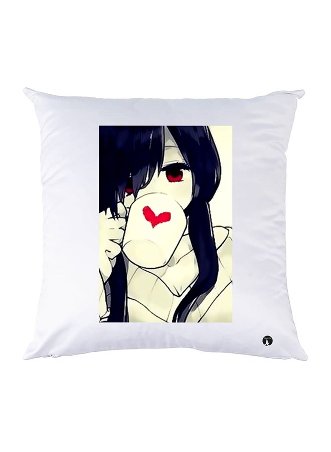 بي بي غطاء وسادة مطبوع polyester أبيض 30x30سم