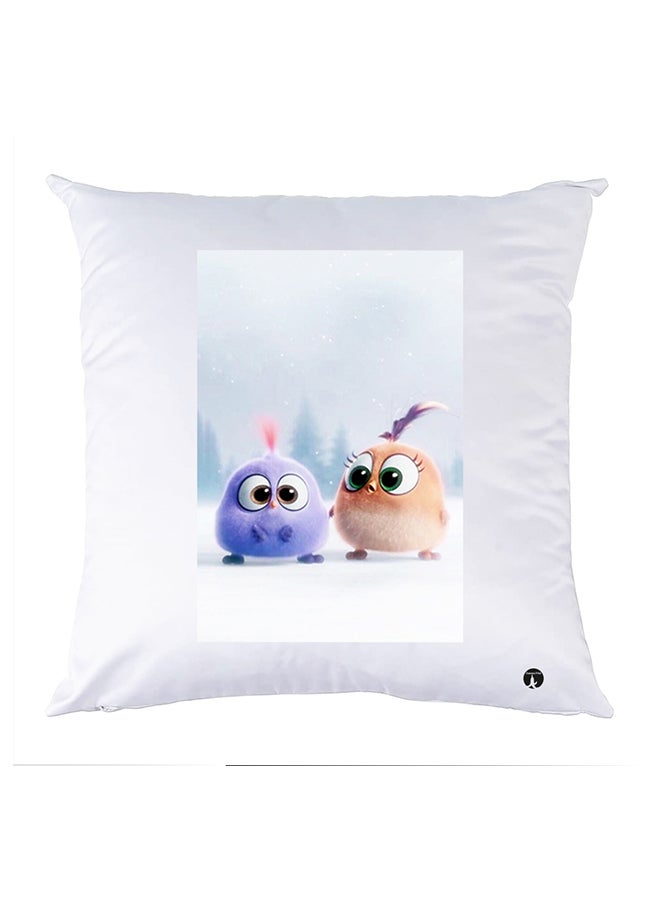 بي بي غطاء وسادة مطبوع polyester أبيض 30x30سم