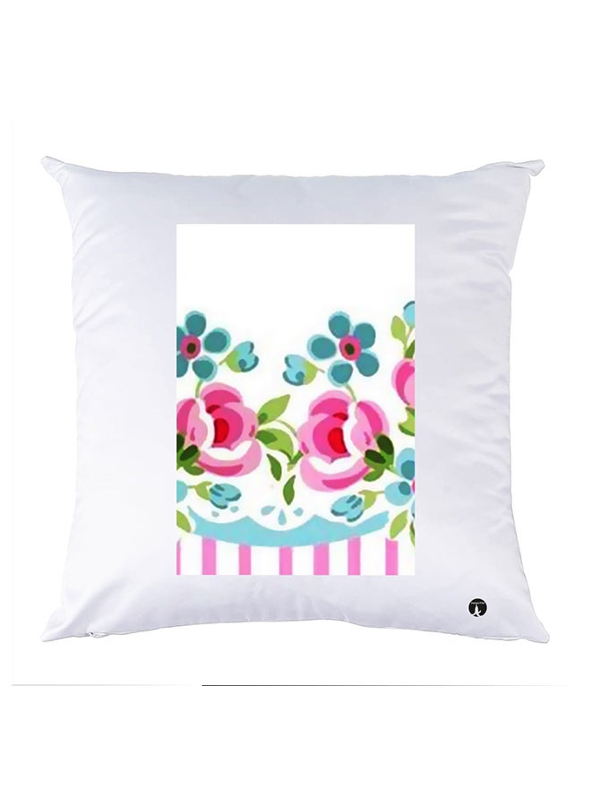 بي بي وسادة مزيّنة بنقشة مطبوعة polyester أبيض 30x30سم