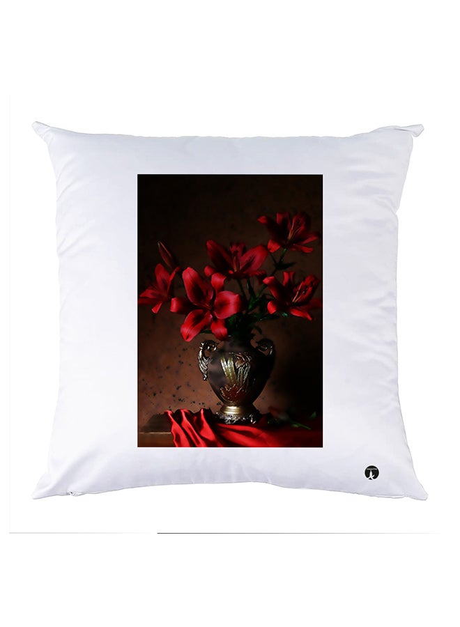 بي بي وسادة مزيّنة بنقشة مطبوعة polyester أبيض 30x30سم