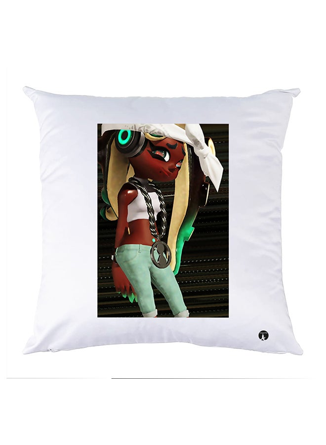 بي بي غطاء وسادة مطبوع polyester أبيض 30x30سم