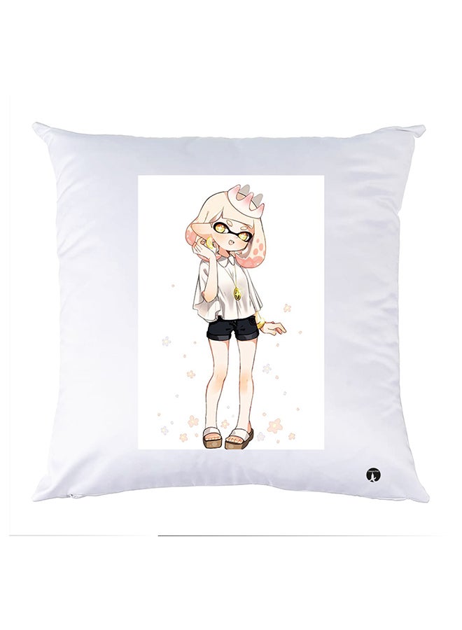 بي بي وسادة مزيّنة بنقشة مطبوعة polyester أبيض 30x30سم