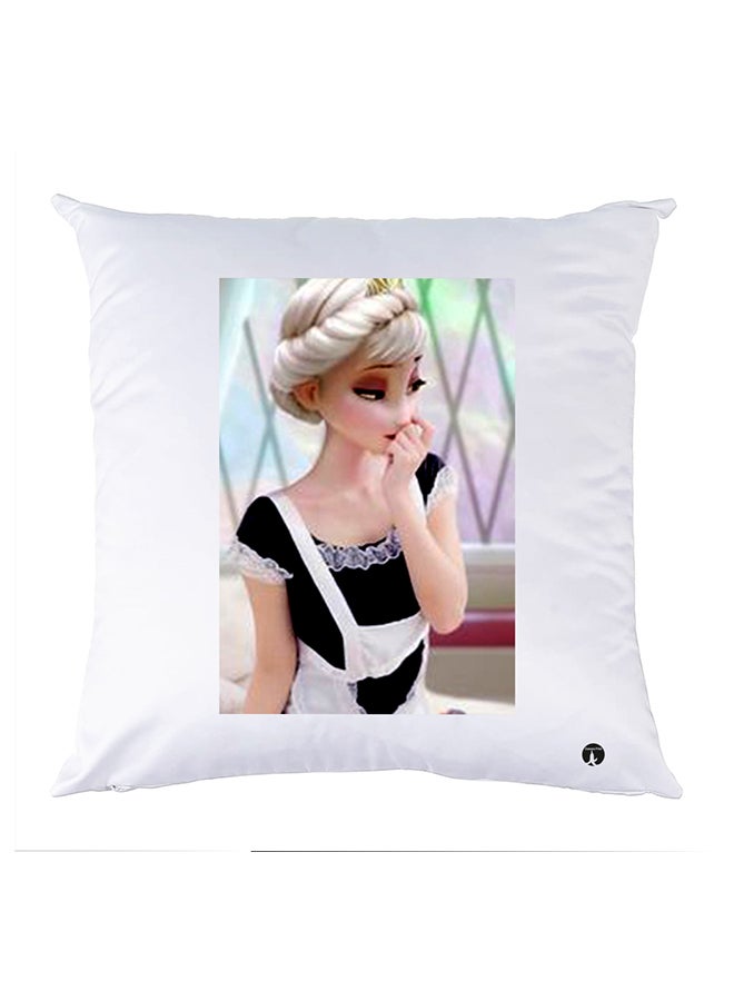 BP Printed Pillow polyester White 30x30cm