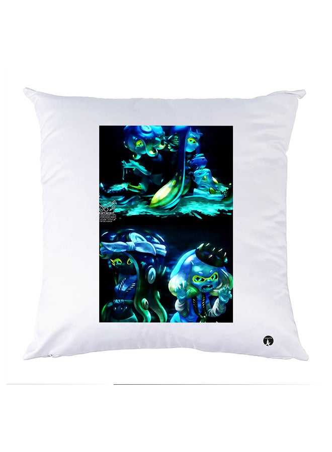 BP Printed Pillow Case Polyester White 30x30cm