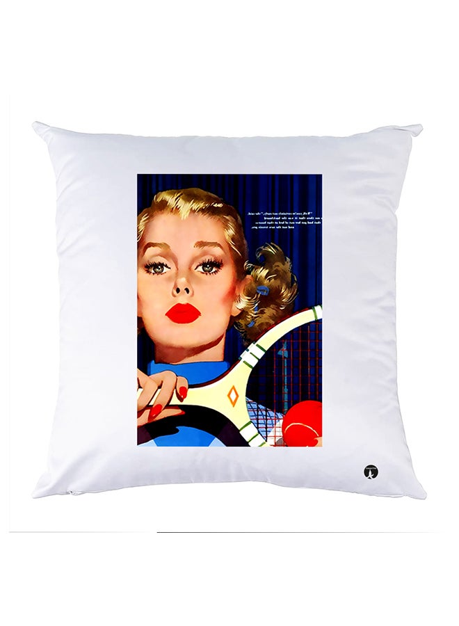 بي بي غطاء وسادة مطبوع polyester أبيض 30x30سم