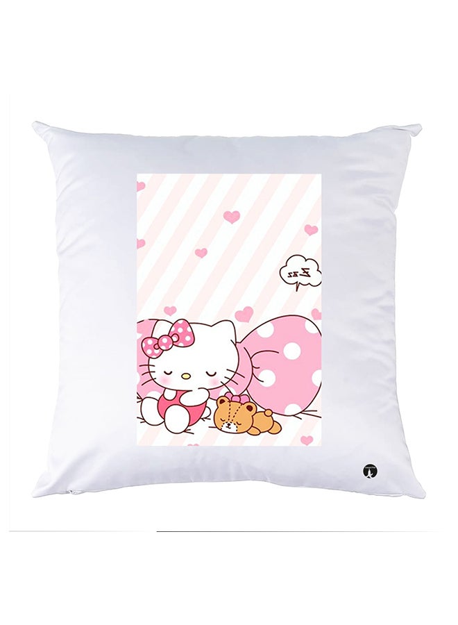 BP Printed Pillow polyester White 30x30cm