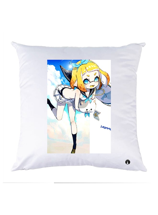 بي بي وسادة مزيّنة بنقشة مطبوعة polyester أبيض 30x30سم