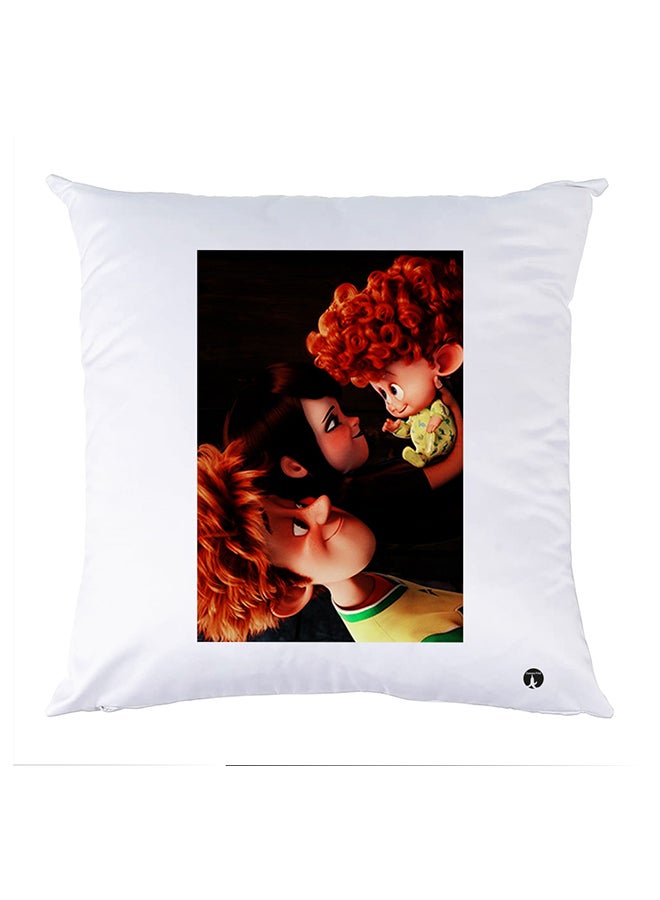 بي بي غطاء وسادة مطبوع polyester أبيض 30x30سم