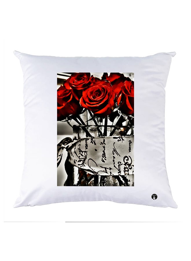 بي بي غطاء وسادة مطبوع polyester أبيض 30x30سم