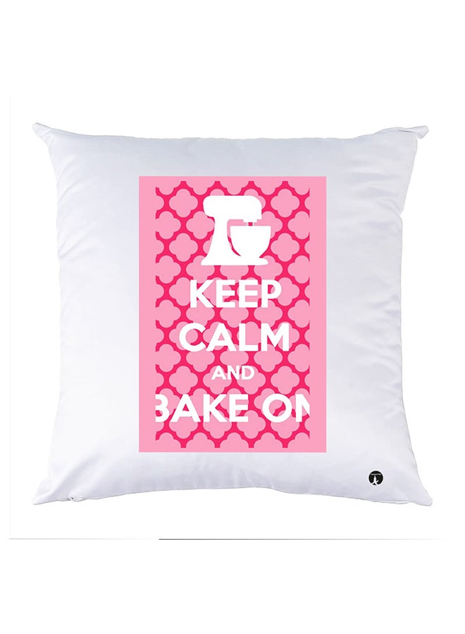 بي بي غطاء وسادة مطبوع polyester أبيض 30x30سم