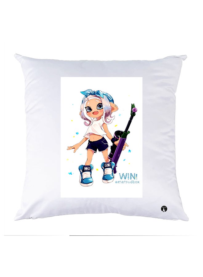 BP Printed Pillow polyester White 30x30cm