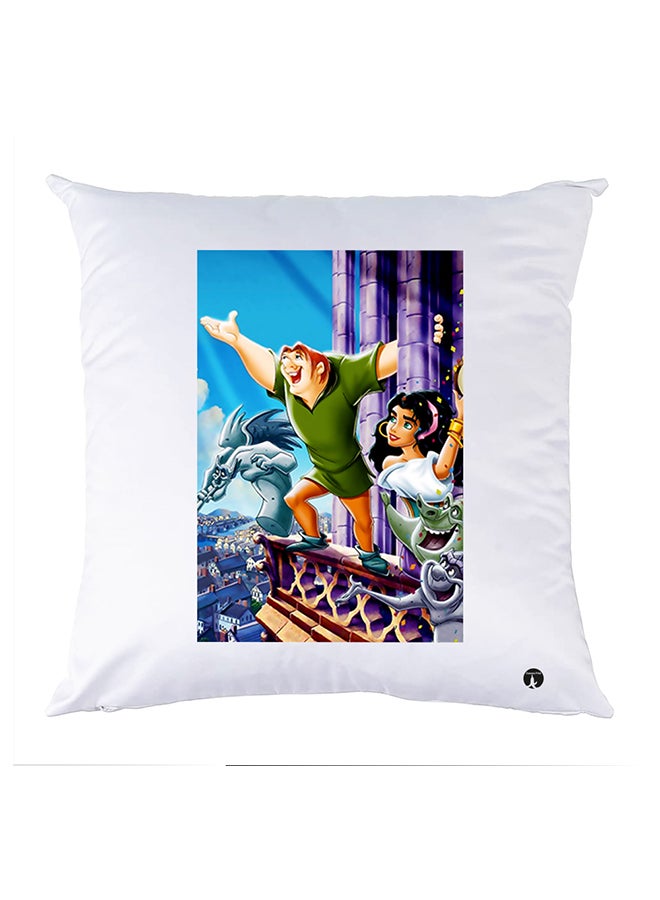 بي بي وسادة مزيّنة بنقشة مطبوعة polyester أبيض 30x30سم