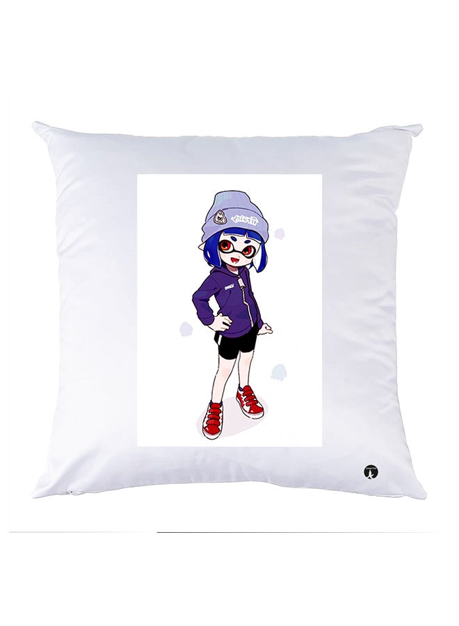 بي بي غطاء وسادة مطبوع polyester أبيض 30x30سم