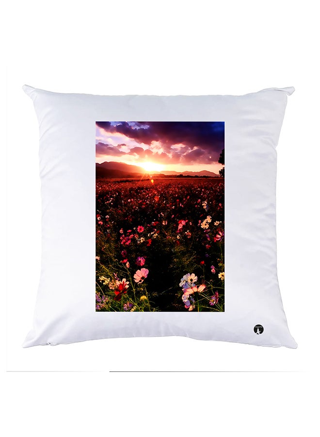 بي بي غطاء وسادة مطبوع polyester أبيض 30x30سم