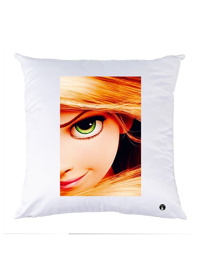Printed Pillow polyester White 30x30cm