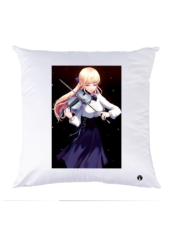 BP Printed Pillow polyester White 30x30cm