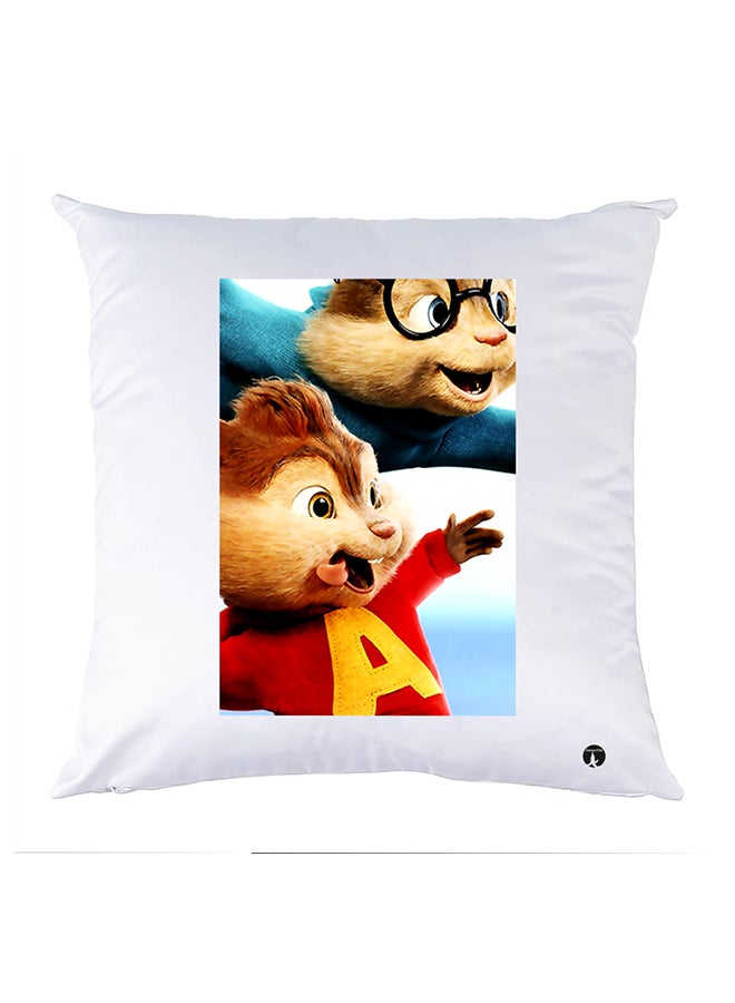 بي بي غطاء وسادة مطبوع polyester أبيض 30x30سم